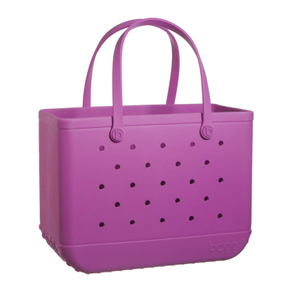 BOGG BAG - Original, Large Tote - Raspberry Beret - 19in L x 9in W x 14in H - Beach, Pool, Boat, Sports - All Purpose EVA - Lightweight, Washable, Durable