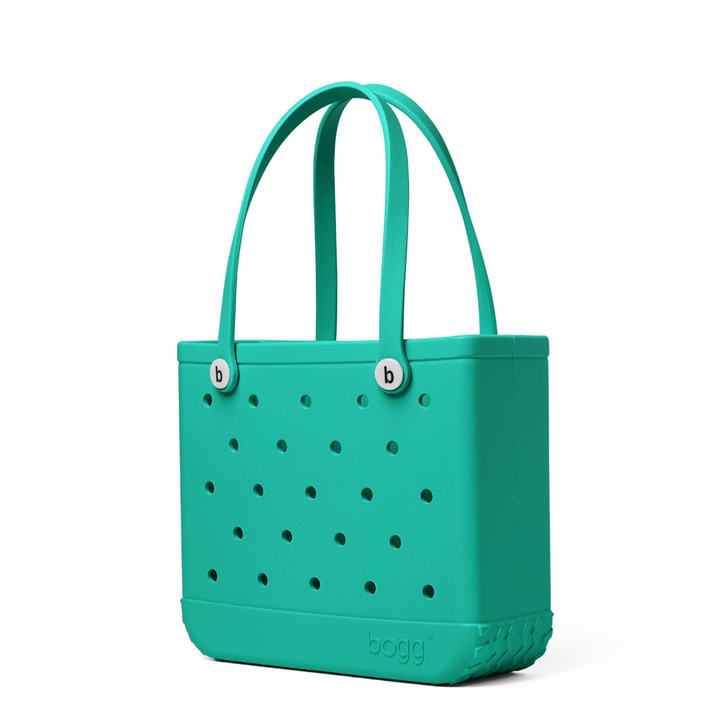 BOGG BAG - Medium Tote - Cabana Boy, White Buttons - 15in L x 5in W x 12.5in H - Beach, Pool, Boat, Work, Sports - All Purpose EVA - Lightweight, Washable, Durable