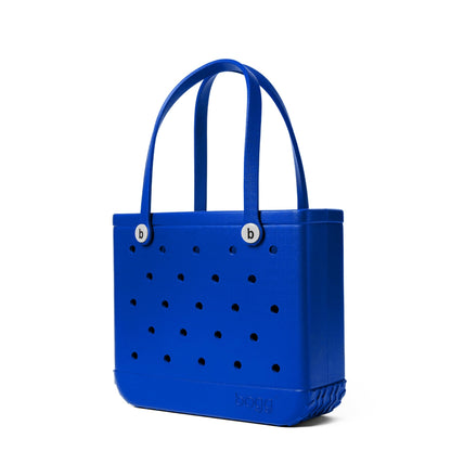 BOGG BAG - Medium Tote - Blue-eyed, White Buttons - 15in L x 5in W x 12.5in H - Beach, Pool, Boat, Work, Sports - All Purpose EVA - Lightweight, Washable, Durable